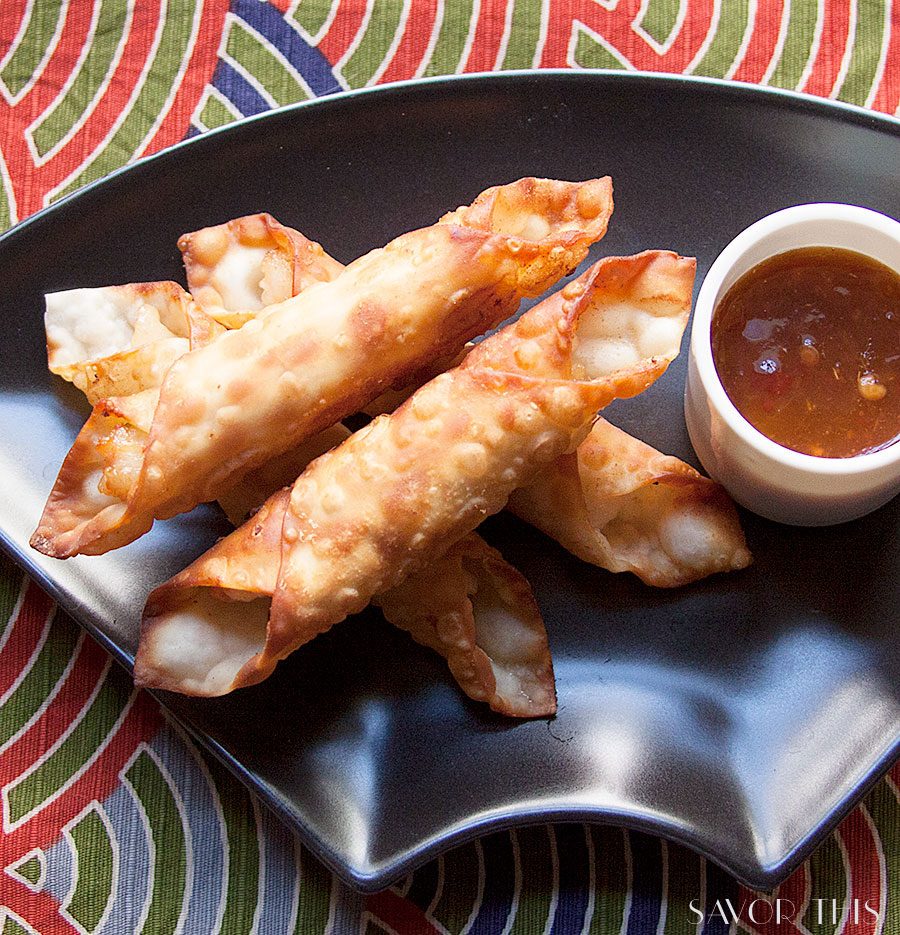 Fried Shrimp Batons with Apricot Dipping Sauce